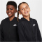 NIKE Club Fleece French Terry Kapuzenjacke Kinder 010 - black/white L (147-158 cm)