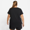 NIKE Sportswear Club Essentials Oversize T-Shirt Damen 010 - black/white 3X
