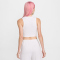 NIKE Sportswear Essentials Geripptes, verkürztes Tanktop Damen 051 - birch heather/lt orewood brn XS