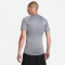 NIKE Pro Dri-FIT Tight kurzarm Fitnessshirt Herren 084 - smoke grey/black L