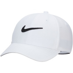 NIKE Club Dri-FIT Swoosh Cap 100 - white/black M/L