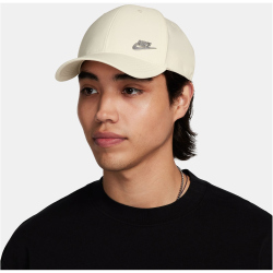NIKE Club Dri-FIT Cap mit Metalllogo 113 - coconut milk/metallic silver L/XL
