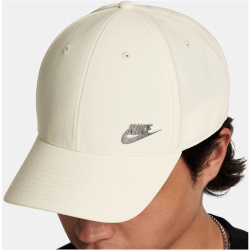 NIKE Club Dri-FIT Cap mit Metalllogo 113 - coconut milk/metallic silver L/XL