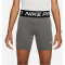 NIKE Pro Dri-FIT 5" Shorts Mädchen 091 - carbon heather/white M (137-146 cm)