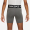 NIKE Pro Dri-FIT 5" Shorts Mädchen 091 - carbon heather/white M (137-146 cm)