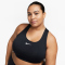 NIKE Swoosh Medium Support Plus Size Sport-BH Damen 010 - black/white 2X
