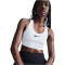 NIKE Swoosh High Support verstellbarer Sport-BH Damen 100 - white/white/black 3X C-E