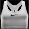 NIKE Swoosh High Support verstellbarer Sport-BH Damen 100 - white/white/black 3X C-E
