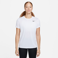 NIKE Dri-FIT T-Shirt Damen 100 - white/black S