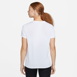 NIKE Dri-FIT T-Shirt Damen 100 - white/black S