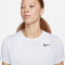 NIKE Dri-FIT T-Shirt Damen 100 - white/black S
