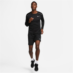 NIKE Challenger Dri-FIT 9" Laufshorts Herren 010 - black/black/black/reflective silv S