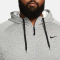 NIKE Therma-FIT Fitness Trainingsjacke Herren 063 - dk grey heather/particle grey/black S
