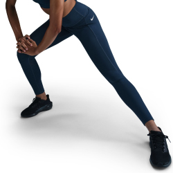 NIKE Epic Fast Lauf-Leggings Damen 478 - armory navy/reflective silv S