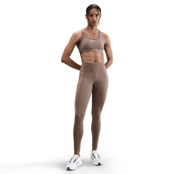 NIKE Epic Fast Lauf-Leggings Damen 233 - mink brown/reflective silv L