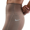 NIKE Epic Fast Lauf-Leggings Damen 233 - mink brown/reflective silv L