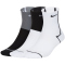 3er Pack NIKE Everyday Plus Lightweight Training Ankle Socken Damen 904 - multi-color 38-42