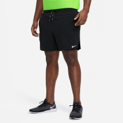 NIKE Flex Stride 7" 2in1 Laufshorts Herren 010 - black/black/reflective silv XXL