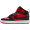 NIKE Court Borough Mid 2 Sneaker Kinder 602 - university red/black-white 28.5