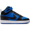 NIKE Court Borough Mid 2 Sneaker Kinder 404 - game royal/black-white 36.5