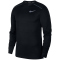 NIKE Miler Dri-FIT langarm Laufshirt Herren 010 - black/black/reflective silv L