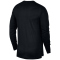 NIKE Miler Dri-FIT langarm Laufshirt Herren 010 - black/black/reflective silv L