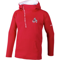 uhlsport 1. FC Köln Essential Pro Hoodie Kinder rot 128