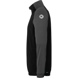 Kempa Ambition 28 Poly Trainingsjacke schwarz/anthra S