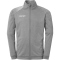 Kempa Ambition 28 Poly Trainingsjacke dark grau melange/weiß S