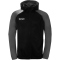 Kempa Ambition 28 Kapuzen-Trainingsjacke schwarz/anthra S