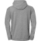 Kempa Ambition 28 Kapuzen-Trainingsjacke dark grau melange/weiß S