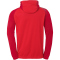 Kempa Ambition 28 Kapuzen-Trainingsjacke Kinder rot/chilirot 116