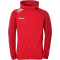 Kempa Ambition 28 Kapuzen-Trainingsjacke rot/chilirot S