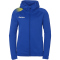 Kempa Ambition 28 Kapuzen-Trainingsjacke Damen royal/limonengelb XS
