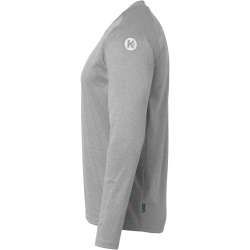 Kempa Performance langarm Trainingsshirt dark grau melange S