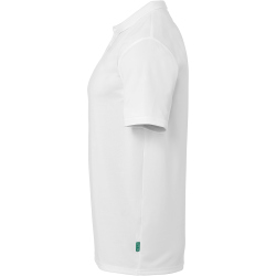 Kempa Poly Poloshirt Kinder weiß 128
