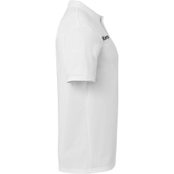 Kempa Poly Poloshirt Kinder weiß 128