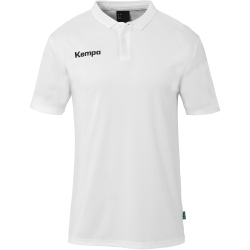 Kempa Poly Poloshirt weiß S