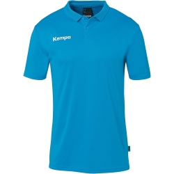 Kempa Poly Poloshirt Kinder kempablau 128