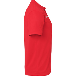 Kempa Poly Poloshirt Kinder rot 128