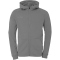 Kempa STMNT Sweatjacke Kinder steingrau 140