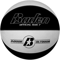 Baden Basic Indoor/Outdoor Basketball schwarz/weiß 7