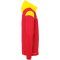 uhlsport Squad 27 Track Trainingsjacke mit Kapuze Kinder rot/limonengelb 116