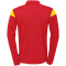 uhlsport Squad 27 1/4-Zip Trainings-Top Herren rot/limonengelb S