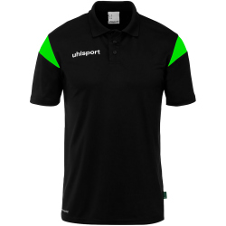 uhlsport Squad 27 Poloshirt Kinder schwarz/fluo grün 128