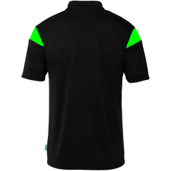 uhlsport Squad 27 Poloshirt Kinder schwarz/fluo grün 128