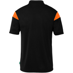 uhlsport Squad 27 Poloshirt Kinder schwarz/fluo orange 128