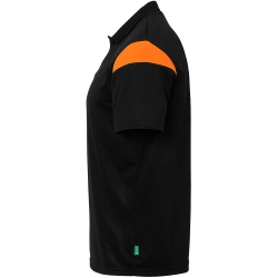 uhlsport Squad 27 Poloshirt Kinder schwarz/fluo orange 128