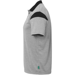uhlsport Squad 27 Poloshirt Kinder dark grau melange/schwarz 128