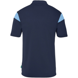 uhlsport Squad 27 Poloshirt Kinder marine/skyblau 128